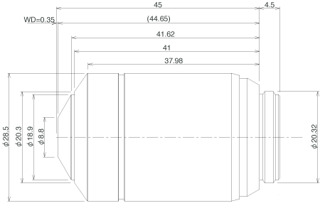 MPLAPON50×　尺寸圖