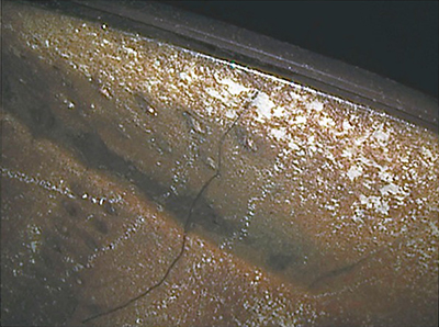 La sonde doit pouvoir détecter les fissures capillaires.