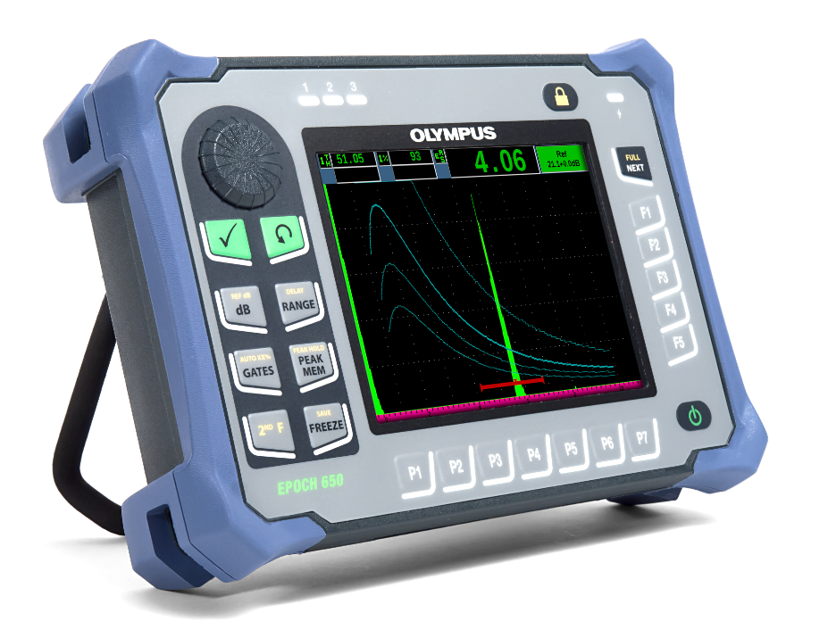 Ultrasonic flaw detector for boat inspection