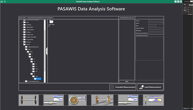 Data Analysis Software for Post-Inspection Review