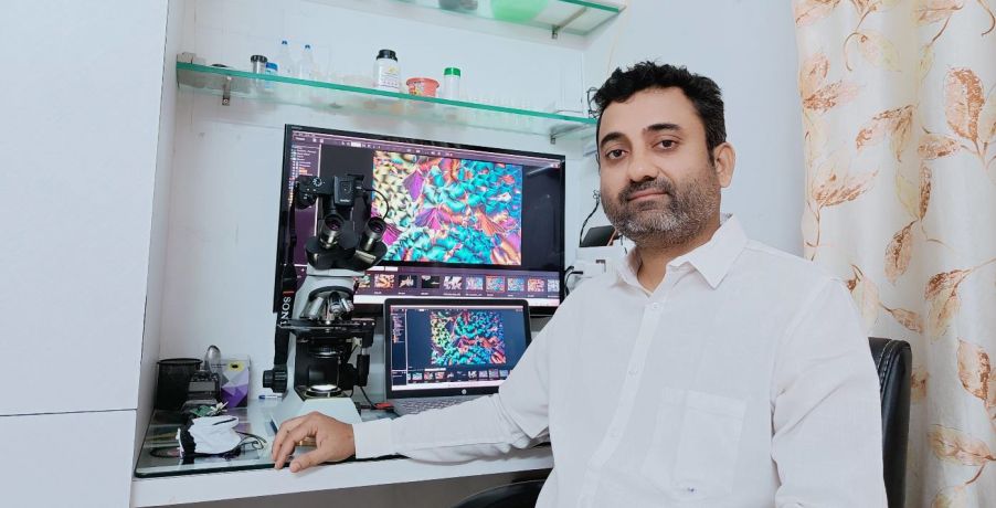 Shyam Rathod, ganador de Ciencia de los materiales del concurso IOTY 2022