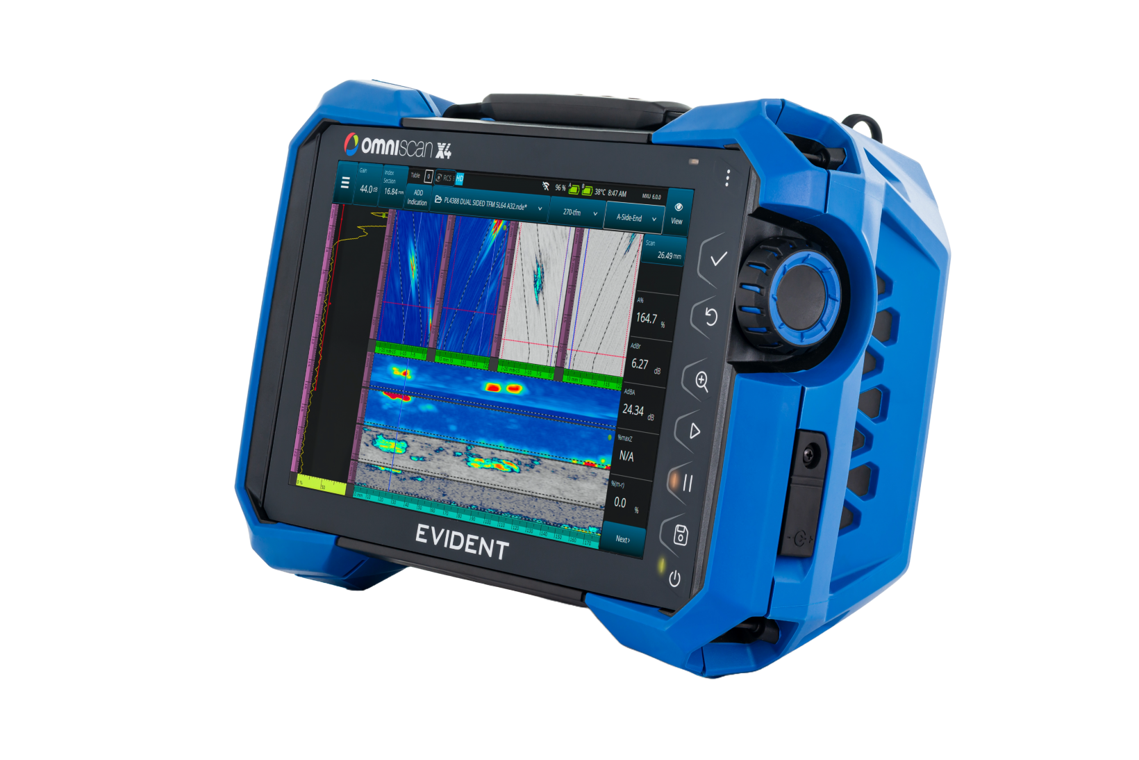 Phased array flaw detector for weld inspection